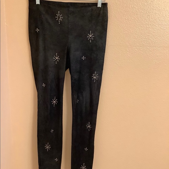 Free People Embellished Vegan Skinny Pant - Picture 2 of 5